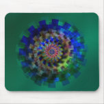Blue mandala mousepads