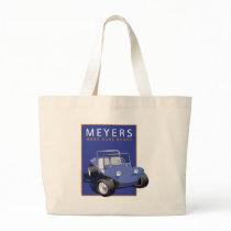 Blue Manx Buggy in Orange Frame Canvas Bag