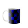 Blue marble Chequerboard Coffee Mugs