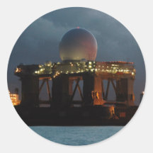 Blue Marlin Radar Ship Stickers