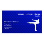 Blue Martial Arts Business Card Templates
