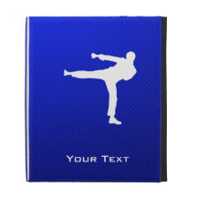 Blue Martial Arts iPad Cases