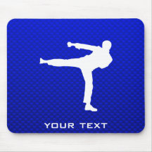 Blue Martial Arts Mouse Mats
