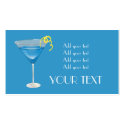 Blue Martini business cards