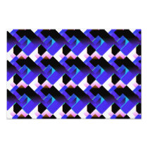 Blue mauve abstract design