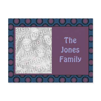 blue mauve circle pattern photo frame by DonnasPhotoFrames