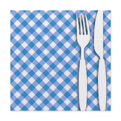 Blue Menu Card by JAM_Design