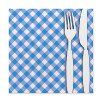 Blue Menu Card