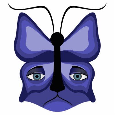 Blue Meow Mask by mydeas