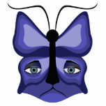 Blue Meow Mask photo sculptures