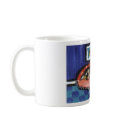 Blue Merle Australian Shepherd in bed mugs