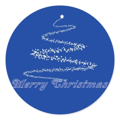 Blue Merry Christmas Seal by superdumb