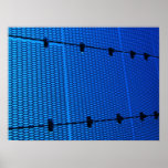 Blue Mesh posters