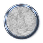 Blue Metal Photo Frame magnets