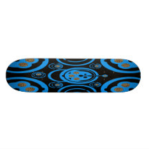 blue metal skate boards