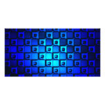 Blue Metallic Background photo cards