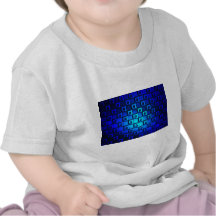 Blue Metallic Background Tshirt