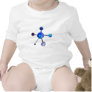 Blue Metallic Molecule Tees