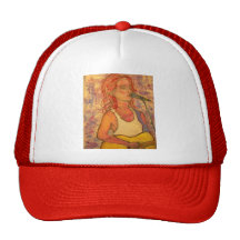 blue microphone songstress up close trucker hats