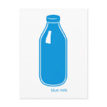 Blue Milk postcard