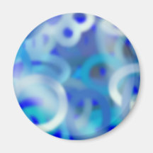 Blue Mist Fridge Magnet