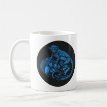 Blue Monkey Mug