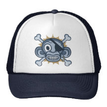 Blue Monkey Pirate Hat