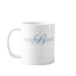 Blue Monogram B Mugs