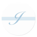 Blue Monogram J