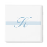 Blue Monogram K