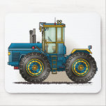 Blue Monster Tractor Mouse Pads