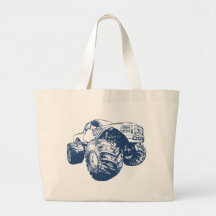 Blue Monster Truck Bag