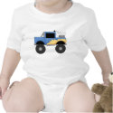 Blue Monster Truck Tshirts and Gifts