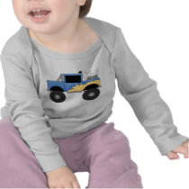 Blue Monster Truck Tshirts and Gifts