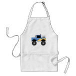 Blue Monster Truck Tshirts and Gifts Aprons