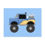 Blue Monster Truck Tshirts and Gifts Post Cards