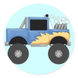 Blue Monster Truck Tshirts and Gifts stickers