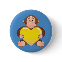 Blue Monty Button