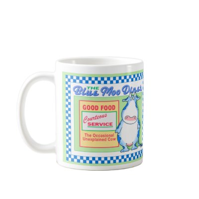 BLUE MOO DINER Boynton Coffee Mug by SandraBoynton