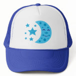 Blue Moon and Striped Stars Trucker Hats