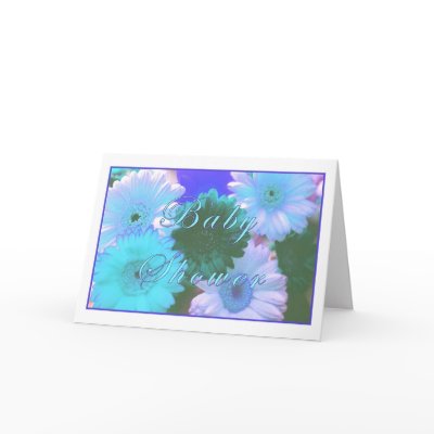 Blue Moon Baby Shower Greeting Card by donnabellas