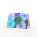 Blue Moon Daisy Greeting Card
