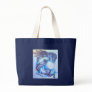 Blue Moon Dragon Canvas Bags