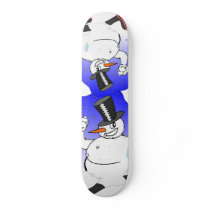 blue moon SNOWMAN Skate Boards
