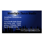 Blue Moonlight Business Cards, Dance Studio, Night
