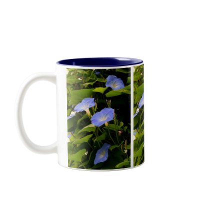 Blue Morning Glories Mug by kkphoto1