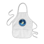Blue Morning Glory Children's Apron