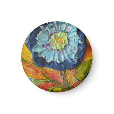 Blue Morning Glory Magnet by OriginalsbyParis