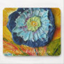 Blue Morning Glory Mouse Pad