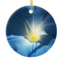 Blue Morning Glory Ornament